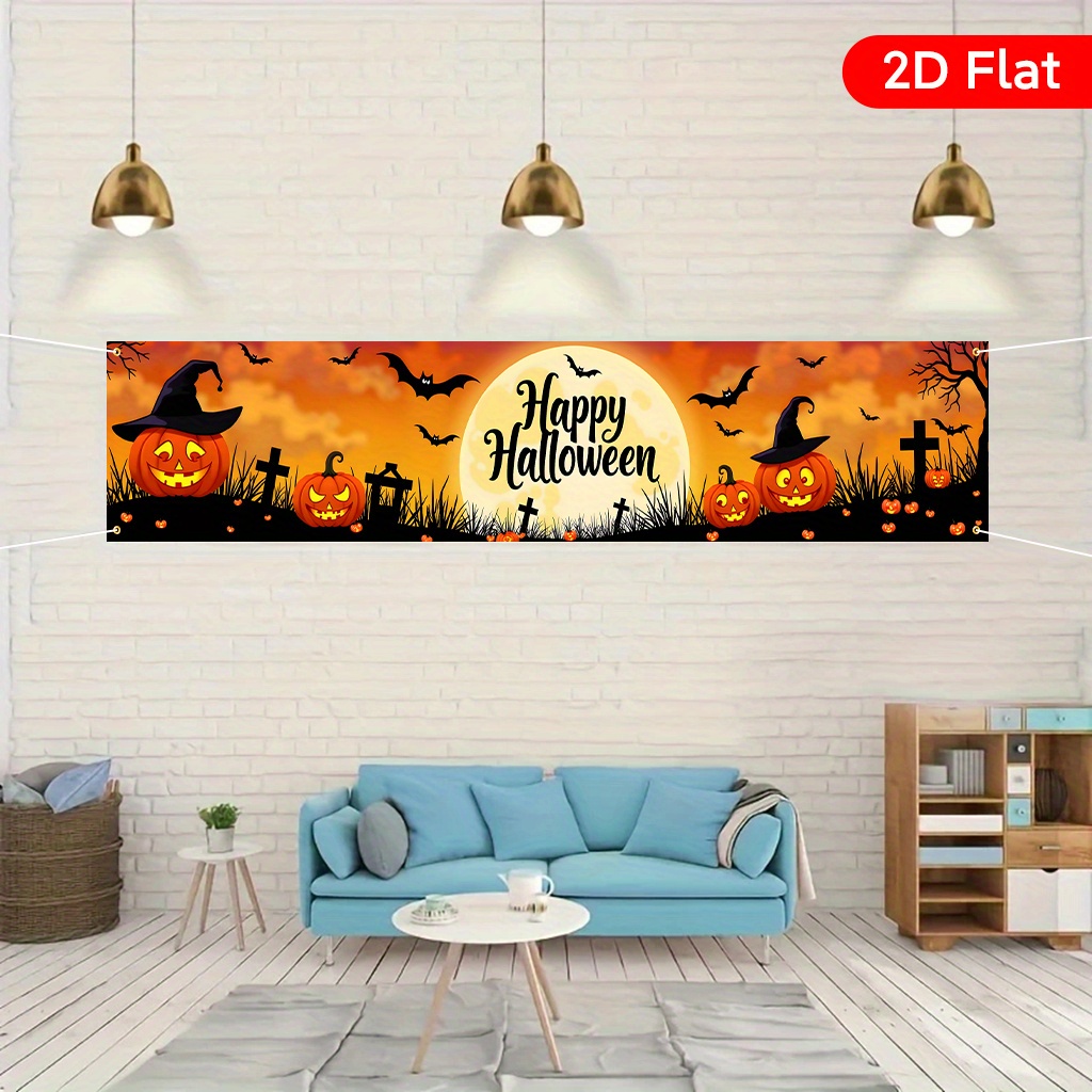 1-Piece Halloween Garden Banne - đánh giá và giá Interior Design Years Of School