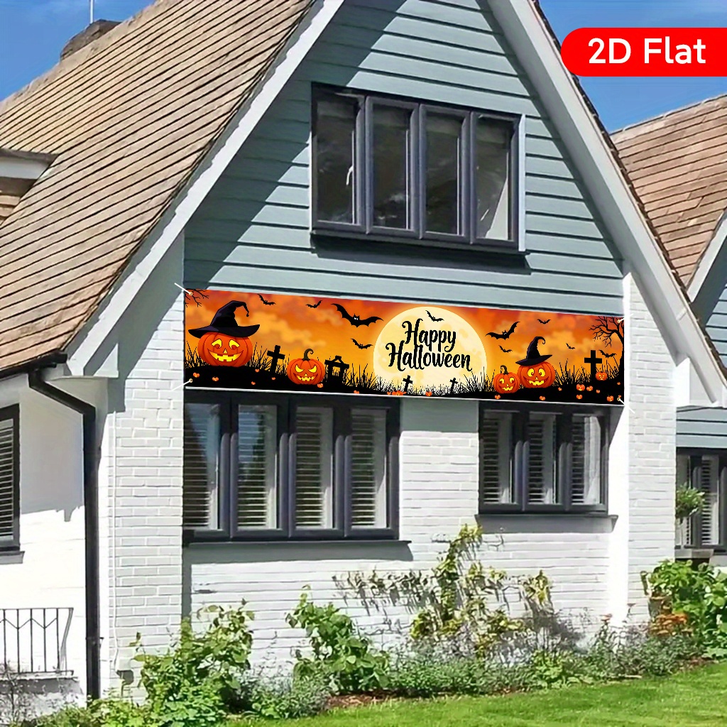 1-Piece Halloween Garden Banne - đánh giá và giá Interior Design Years Of School
