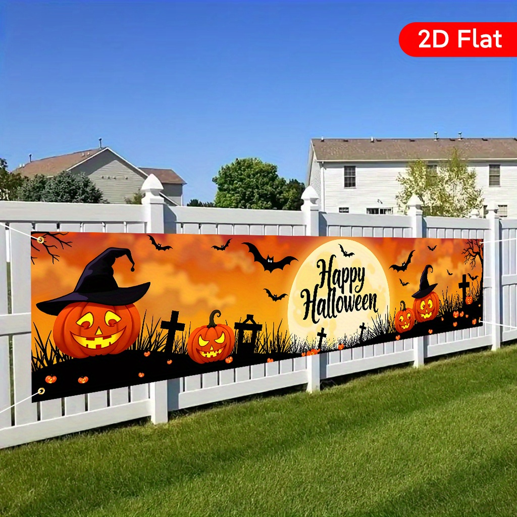 1-Piece Halloween Garden Banne - đánh giá và giá Interior Design Years Of School