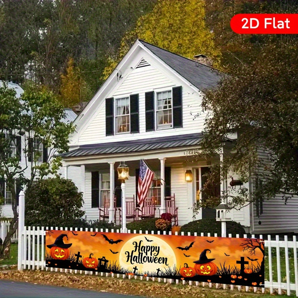 1-Piece Halloween Garden Banne - đánh giá và giá Interior Design Years Of School