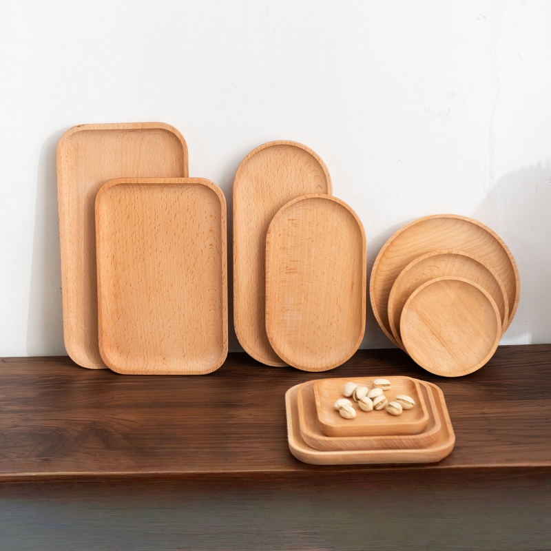 Solid Beech Wood Breakfast Tra - đánh giá và giá Travertine Tray Oval
