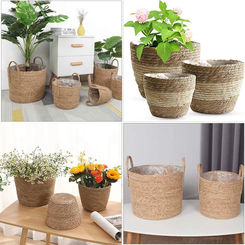 1PC Handwoven natural rattan h - đánh giá và giá Rattan Tray Handle