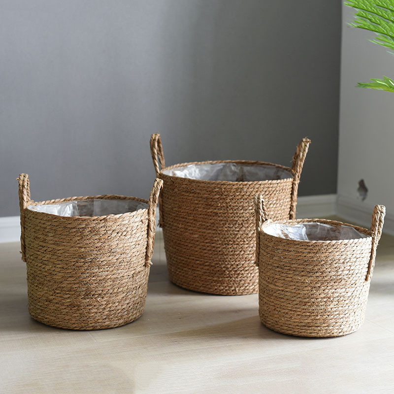 1PC Handwoven natural rattan h - đánh giá và giá Rattan Tray Handle