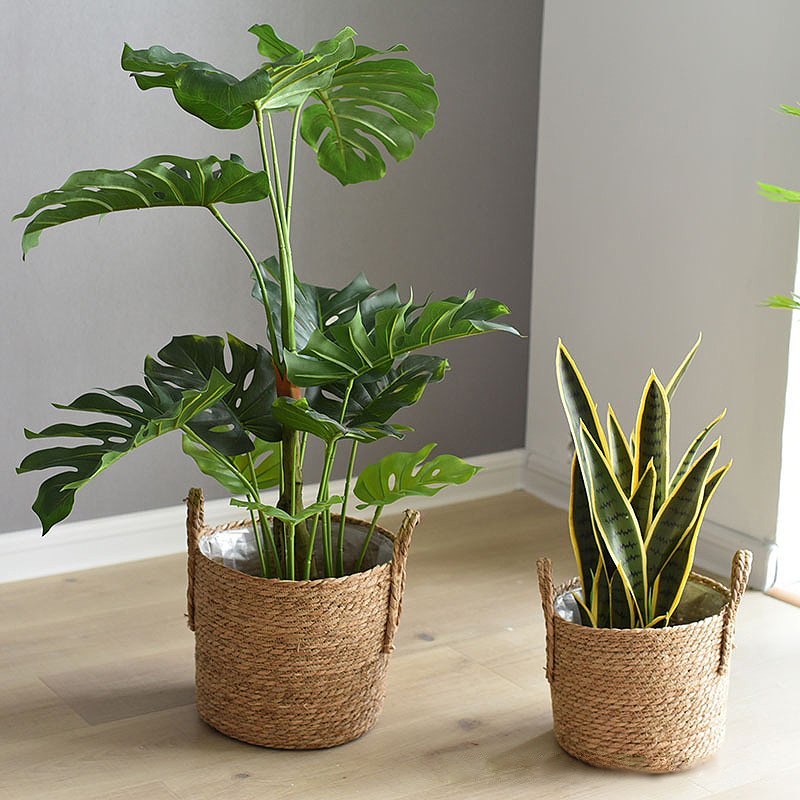1PC Handwoven natural rattan h - đánh giá và giá Rattan Tray Handle