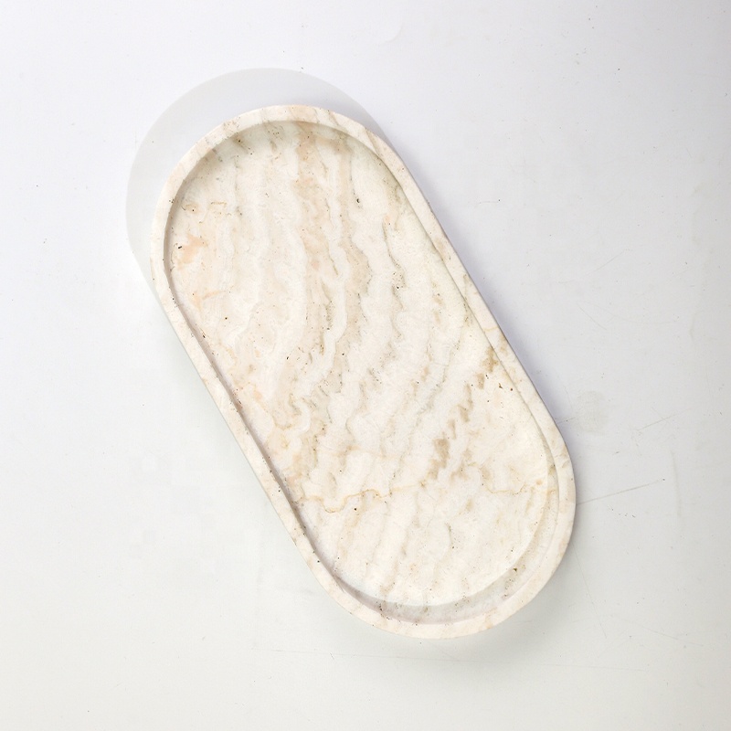 Factory Drop Shipping Nordic W - đánh giá và giá Travertine Tray Oval