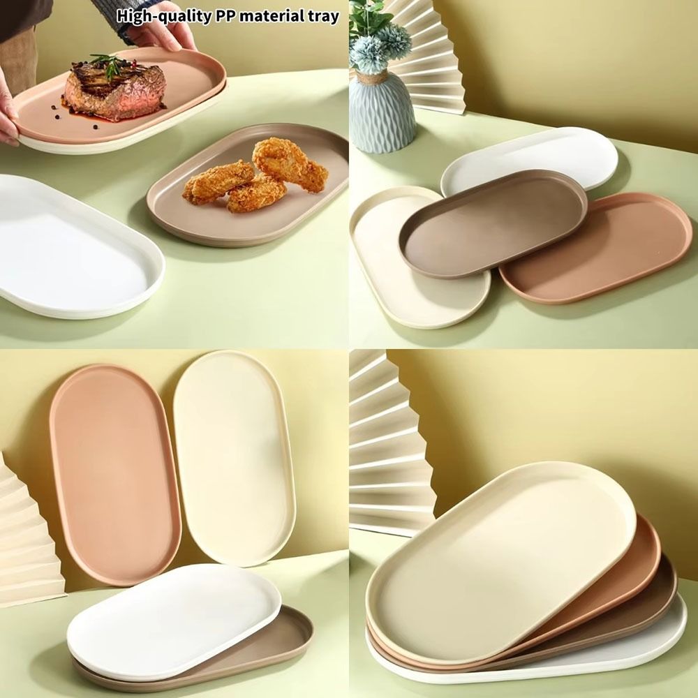1Pcs Durable Stackable Fruit P - đánh giá và giá Travertine Tray Oval