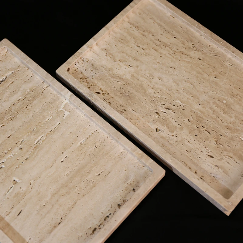 30x20x1.8cm Nature Marble Beig - đánh giá và giá Travertine Tray Oval