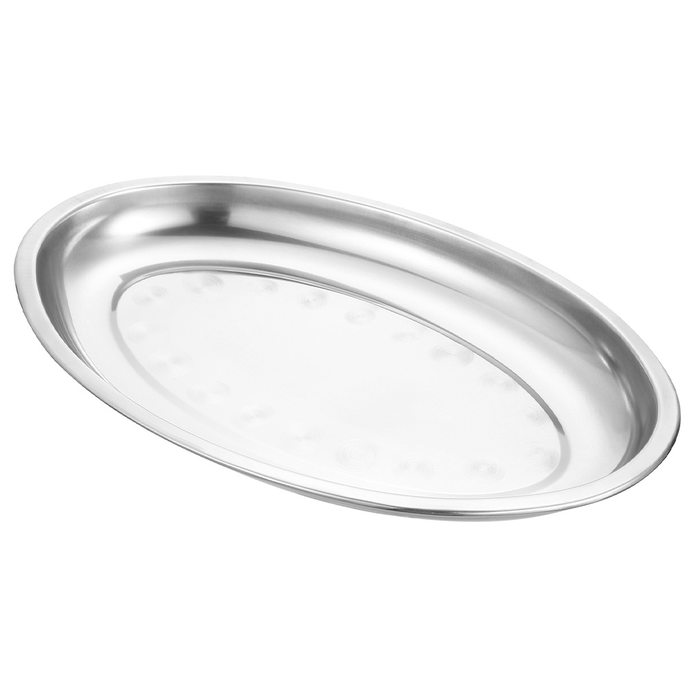 Oval Dinner Plate Stainless St - đánh giá và giá Travertine Tray Oval