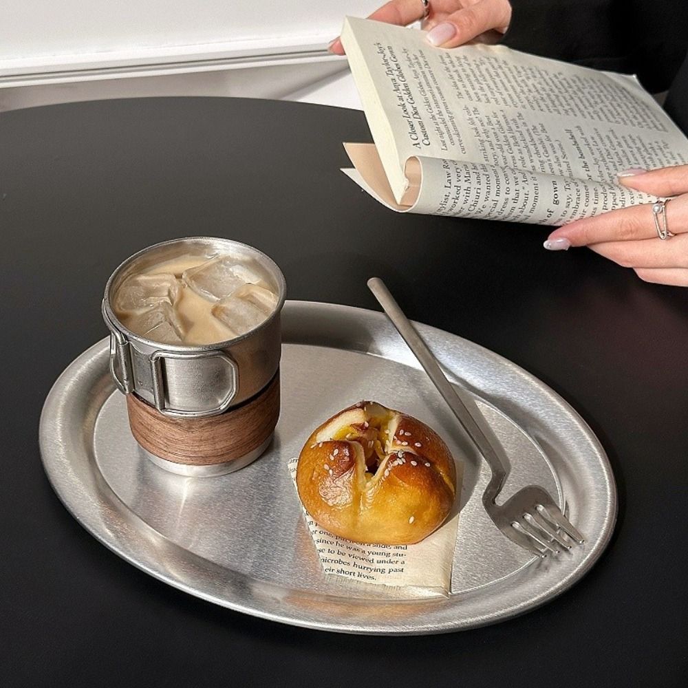 New Stainless Steel Cake Tray  - đánh giá và giá Travertine Tray Oval