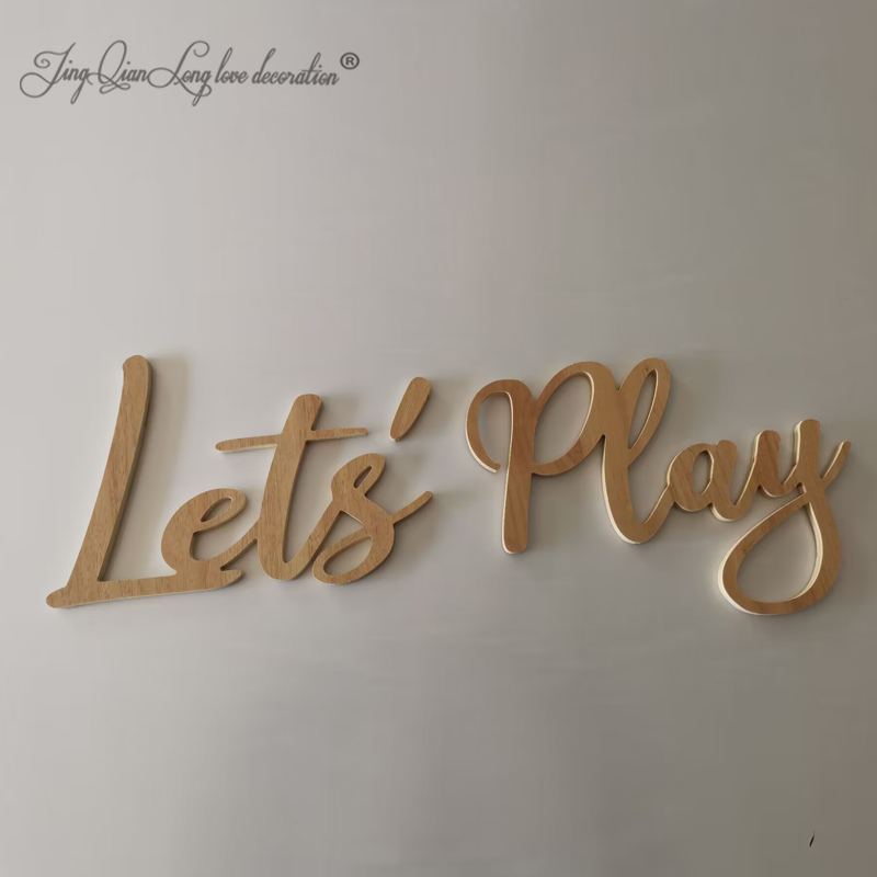 Let's PLAY Wall Sign - Childre - đánh giá và giá Interior Design Years Of School