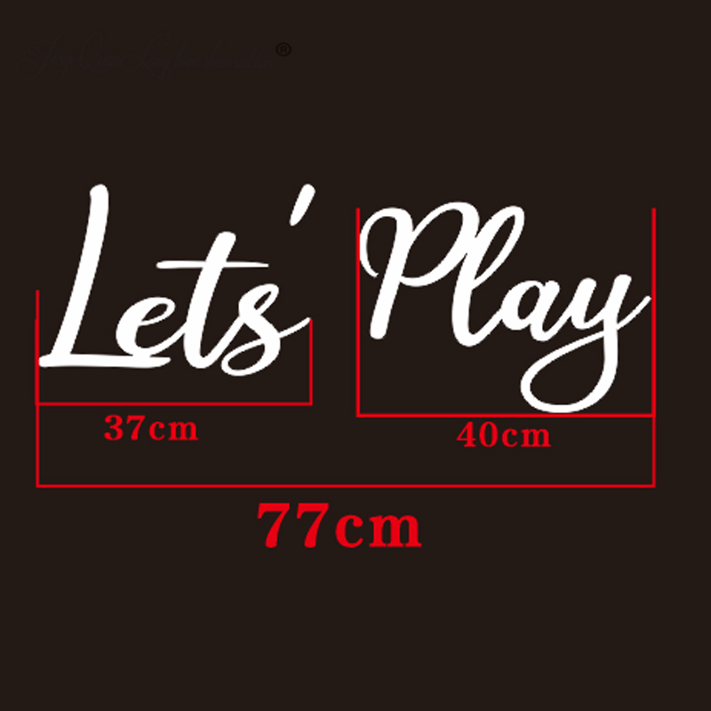 Let's PLAY Wall Sign - Childre - đánh giá và giá Interior Design Years Of School