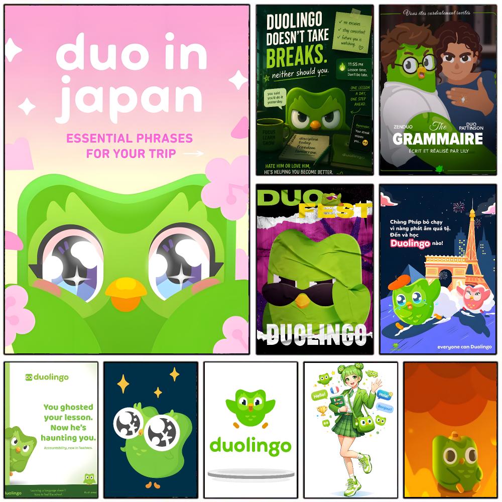 Language App D-duolingo Poster - đánh giá và giá Interior Design Language