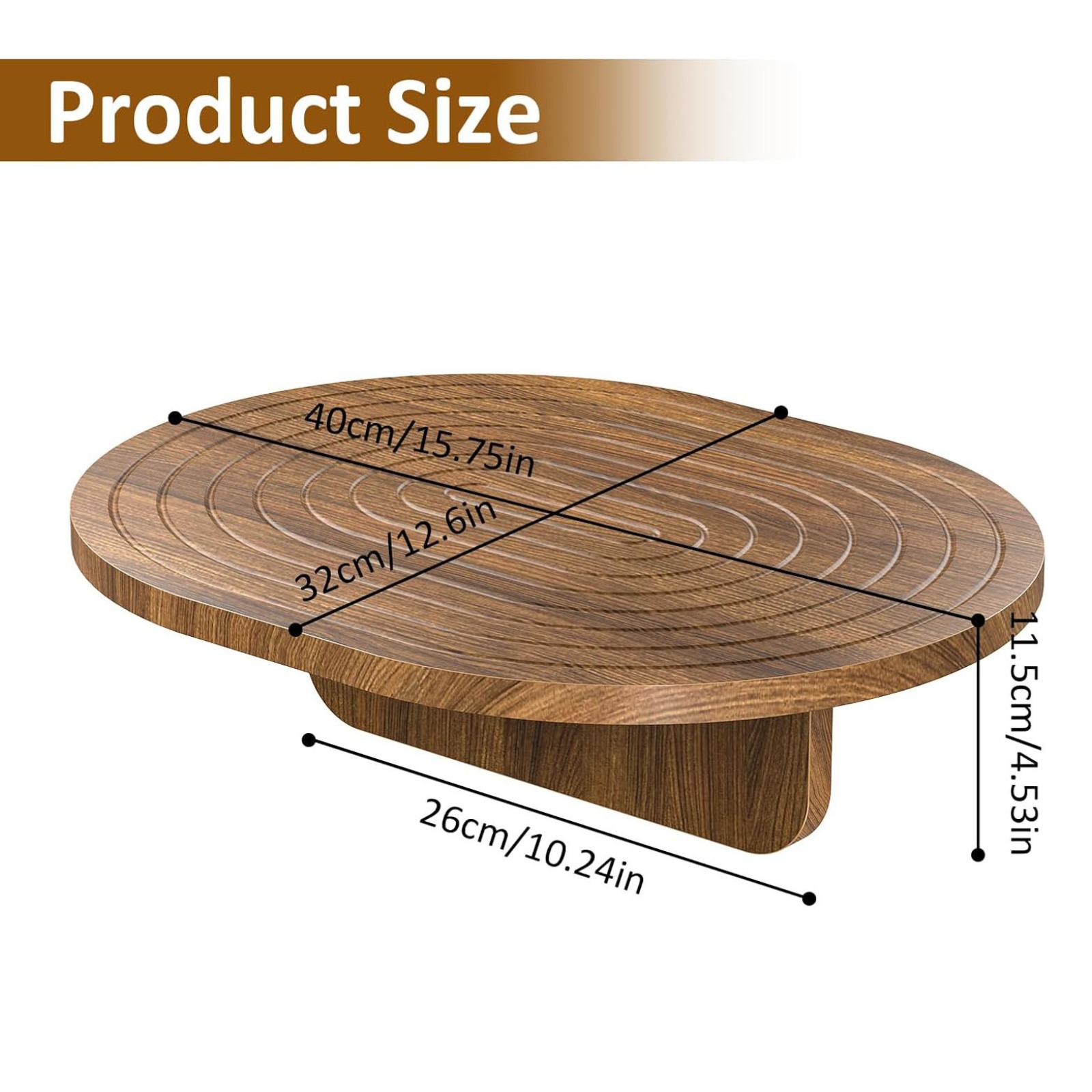 Wooden Sofa Tray Couch Armrest - đánh giá và giá Travertine Tray Oval