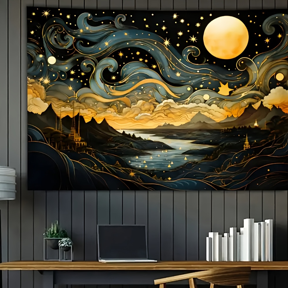 Star‑and‑Moonlit‑Mountain Tape - đánh giá và giá Interior Design Years Of School