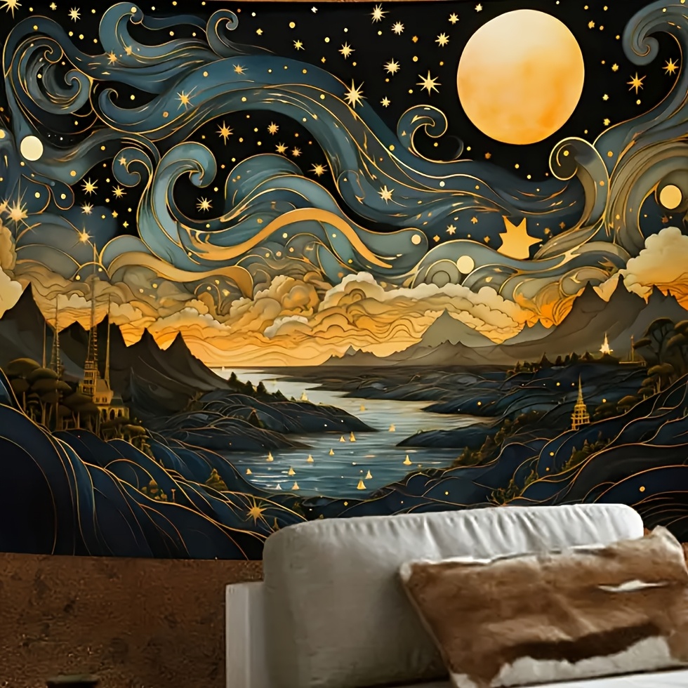 Star‑and‑Moonlit‑Mountain Tape - đánh giá và giá Interior Design Years Of School
