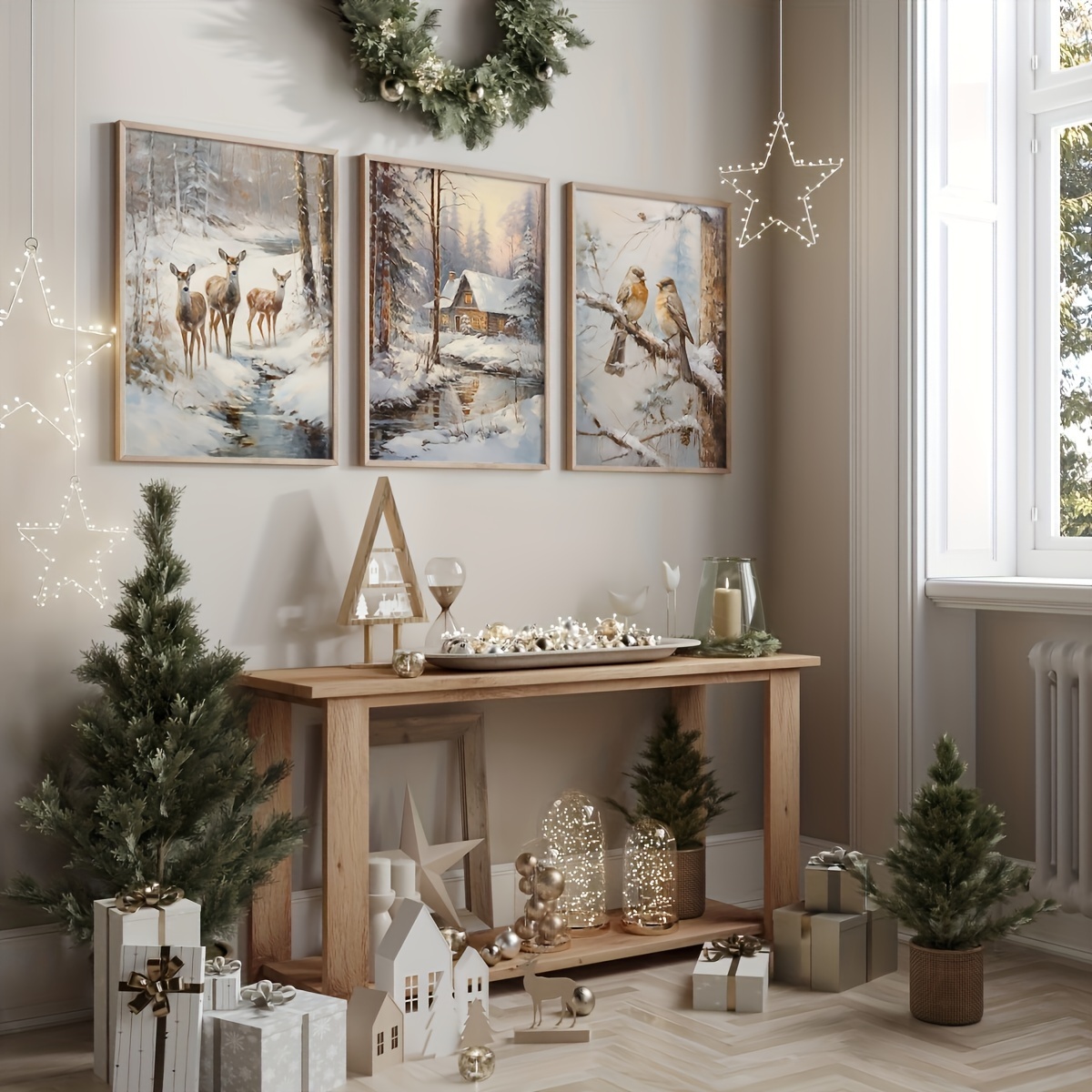 3pcs frameless Canvas Painting - đánh giá và giá Abstract Canvas Set