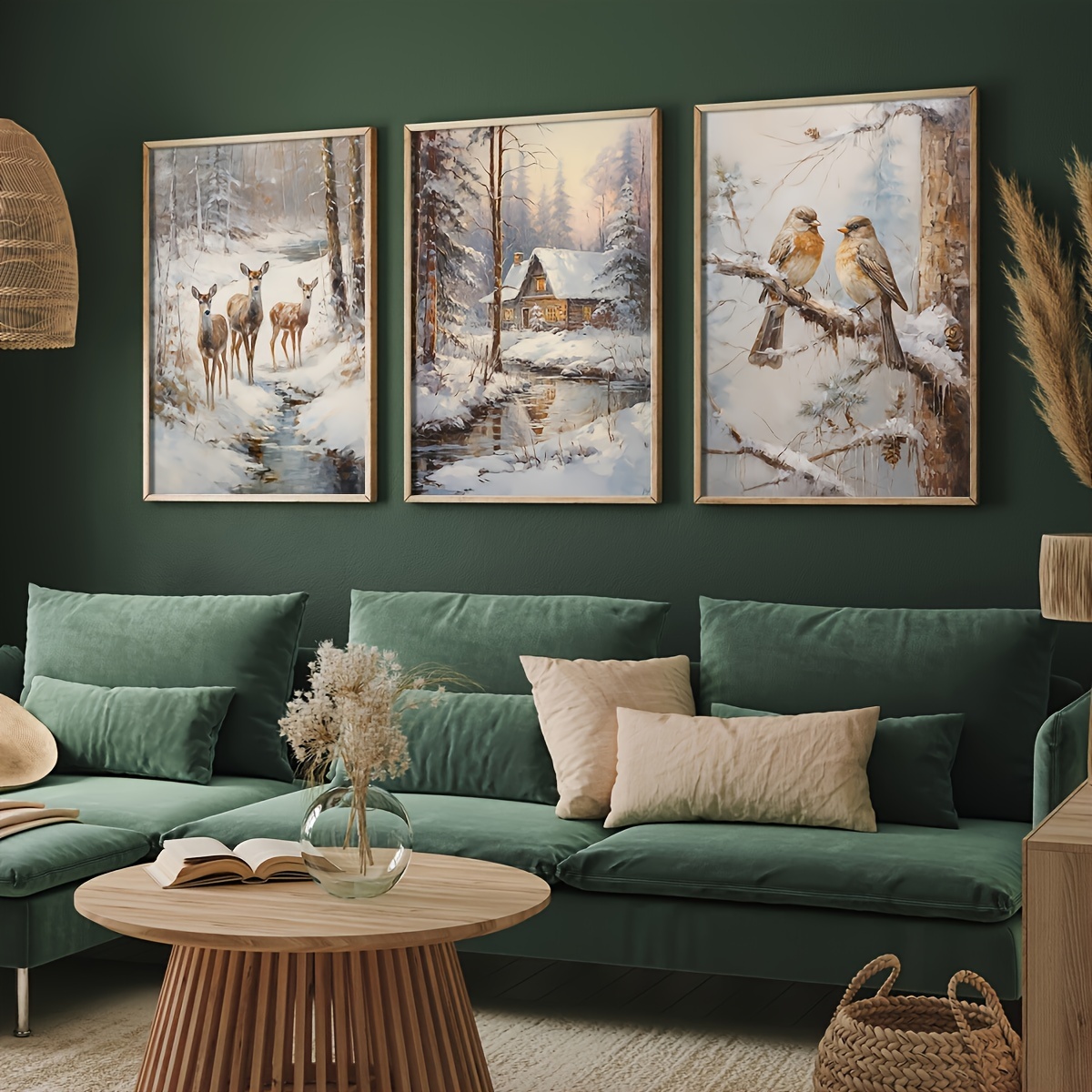 3pcs frameless Canvas Painting - đánh giá và giá Abstract Canvas Set