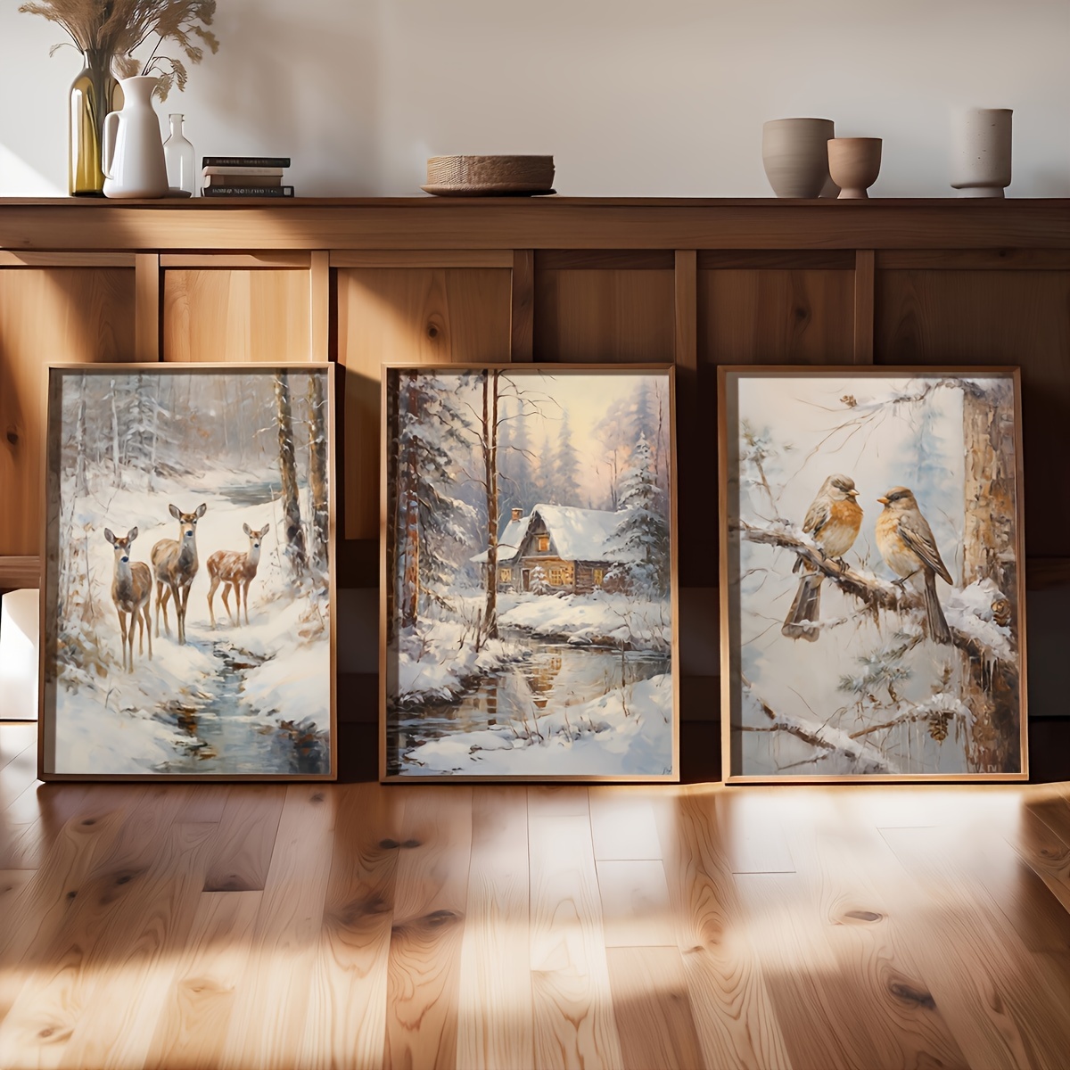 3pcs frameless Canvas Painting - đánh giá và giá Abstract Canvas Set