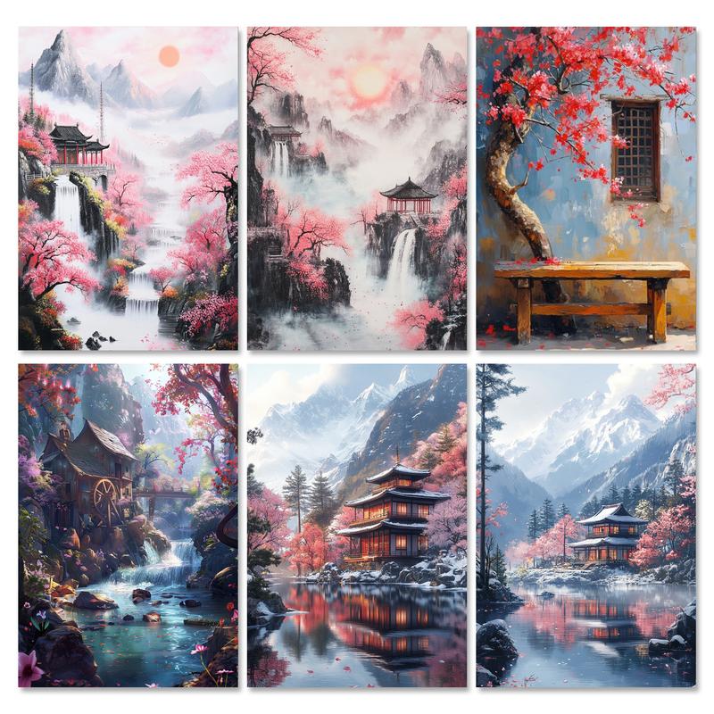 RUOPOTY Frame Diy Painting By  - đánh giá và giá Abstract Canvas Set